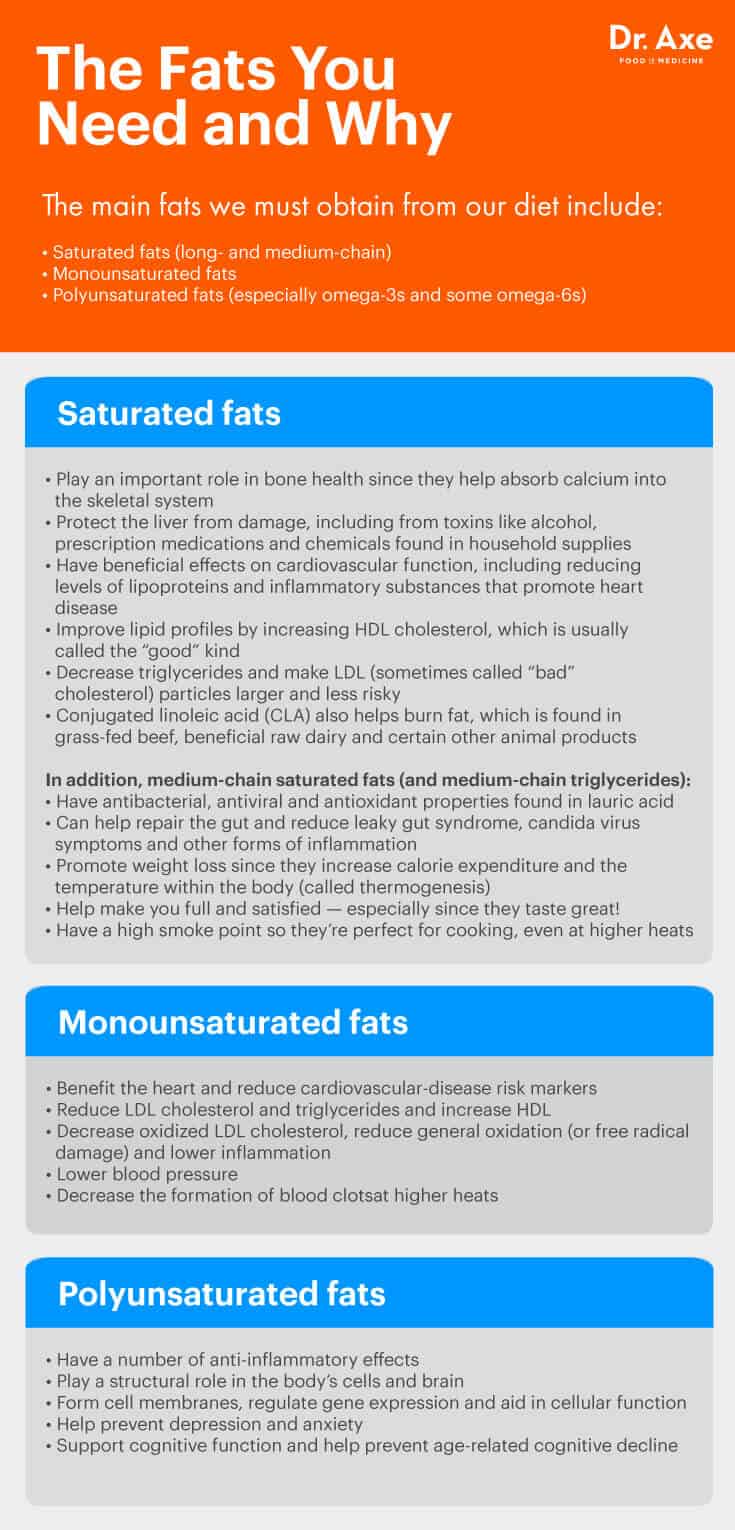 The fats you need and why - Dr. Axe