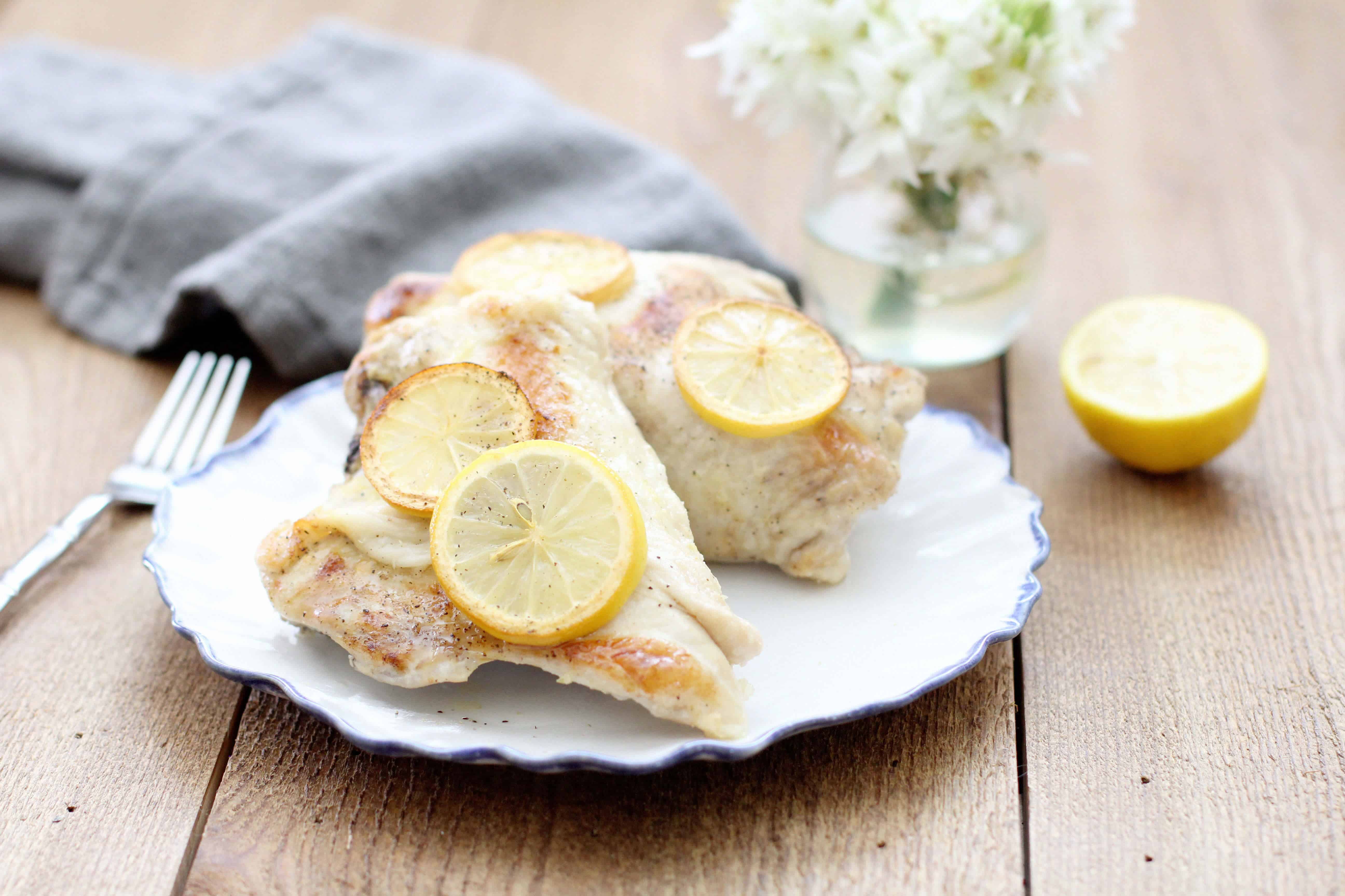 Garlic lemon chicken recipe - Dr. Axe