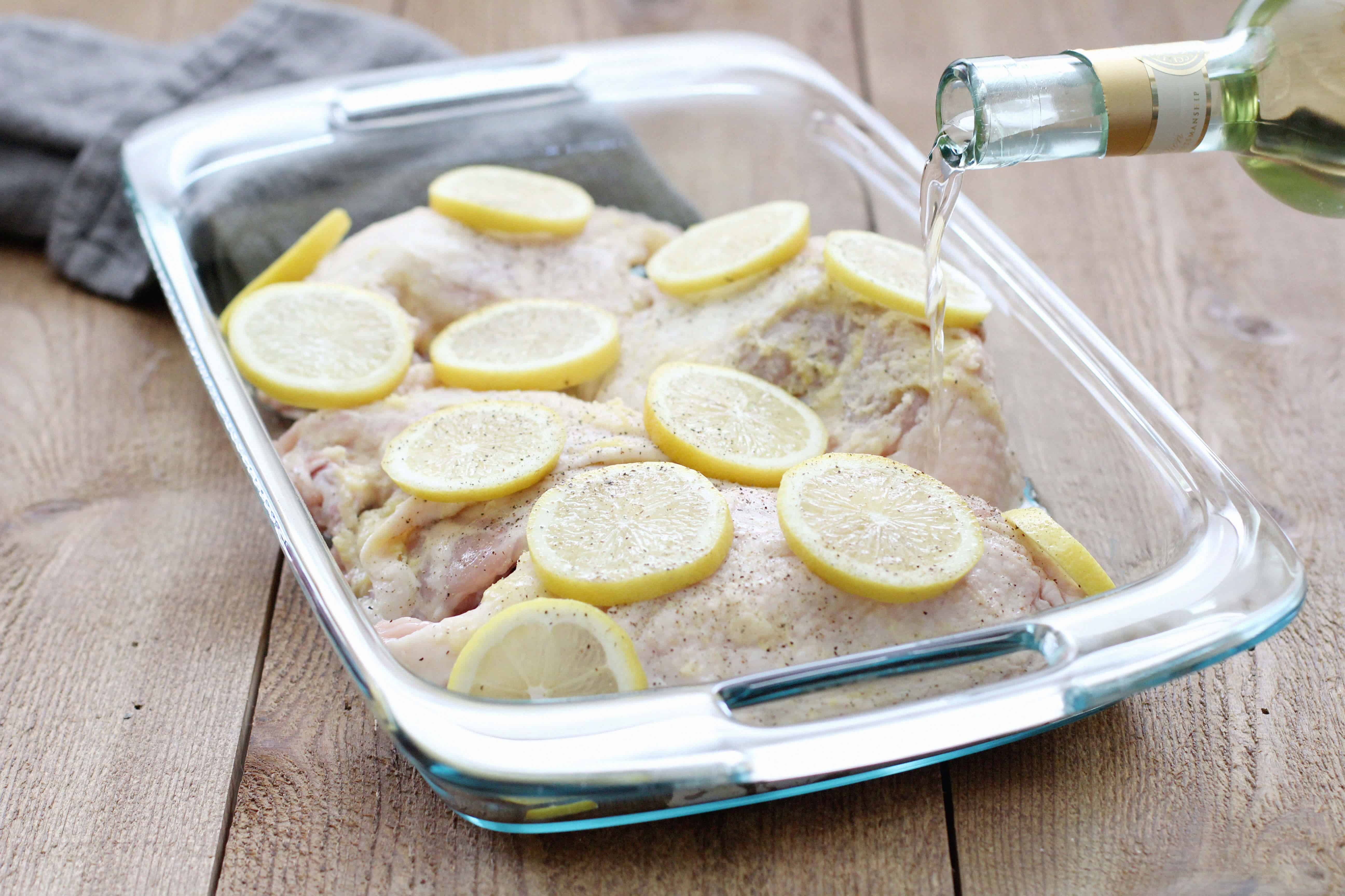 Garlic lemon chicken step 2 - Dr. Axe