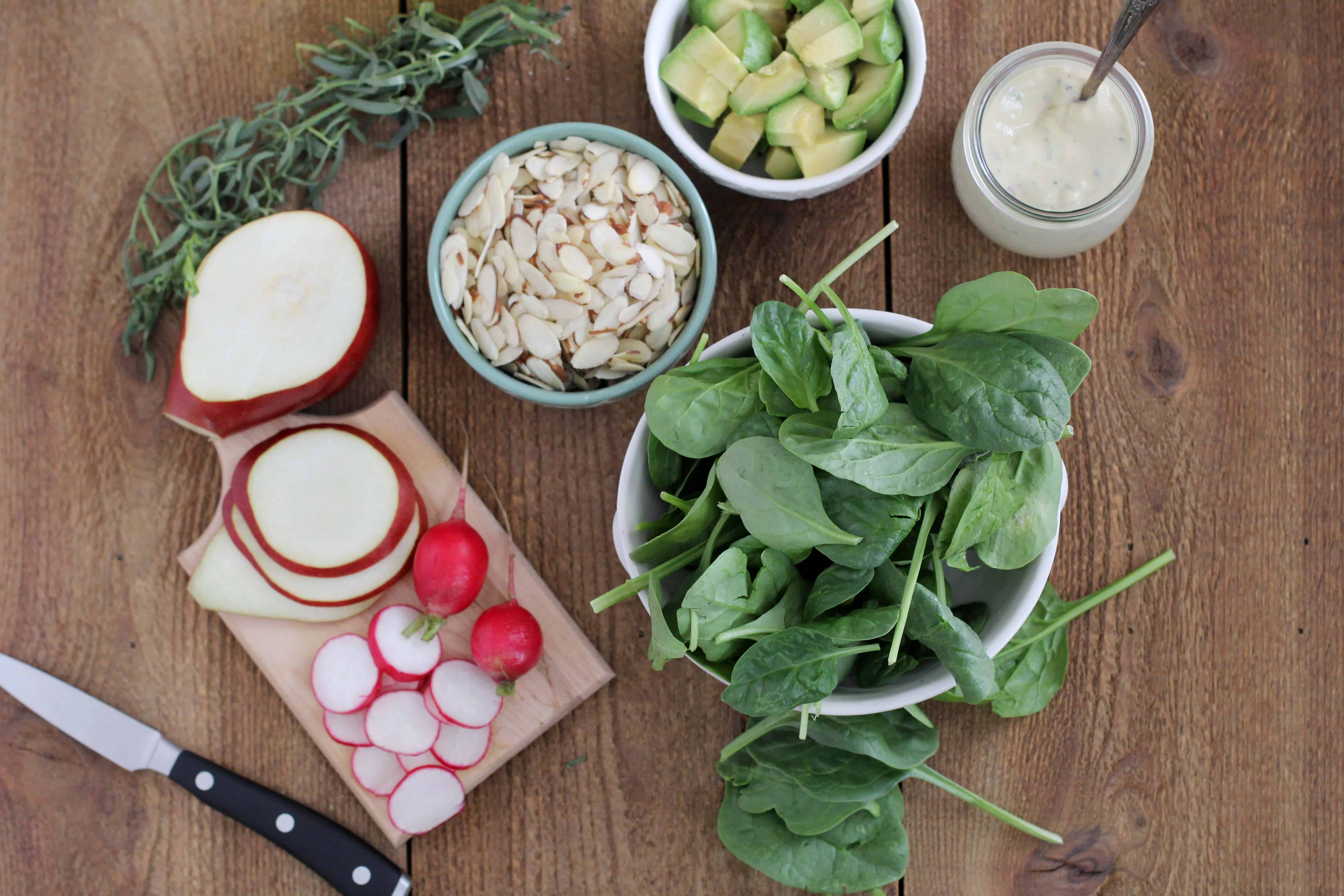 Pear salad step 2 - Dr. Axe