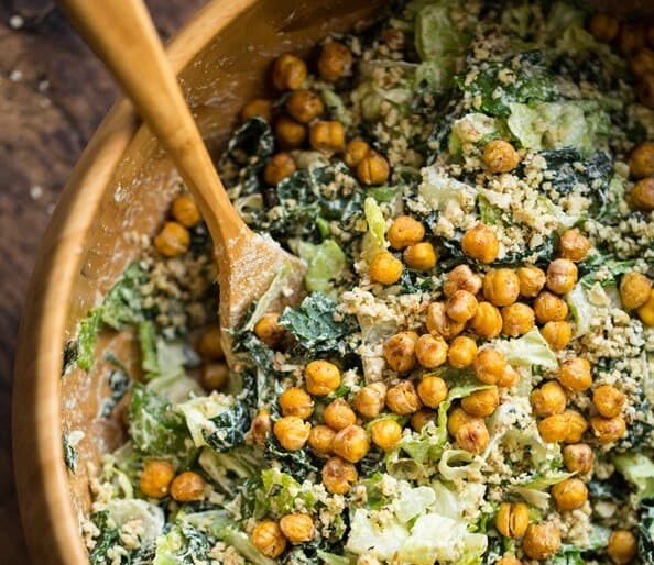 Crowd-Pleasing Vegan Caesar Salad