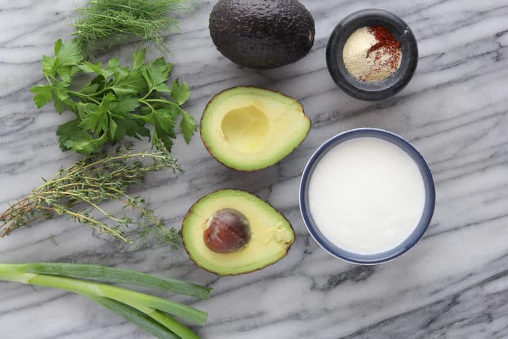 Avocado ranch dressing ingredients - Dr. Axe