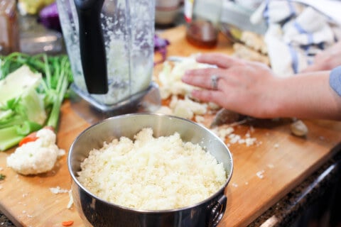 Cauliflower soup recipe step 3 - Dr. Axe