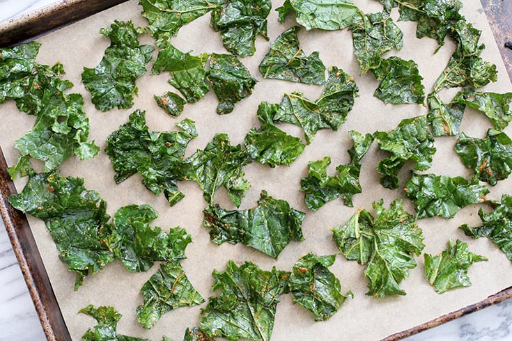 Spicy kale chips step 3 - Dr. Axe