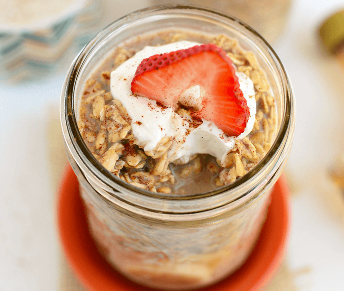Maple French Toast Overnight Oats