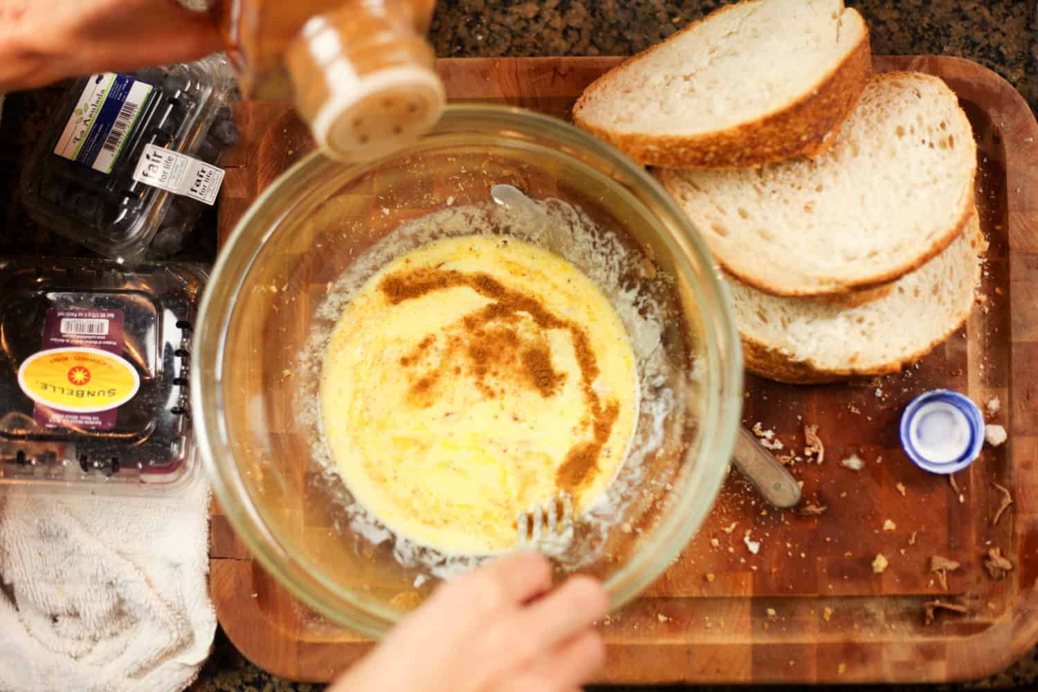 Sourdough french toast recipe step 2 - Dr. Axe
