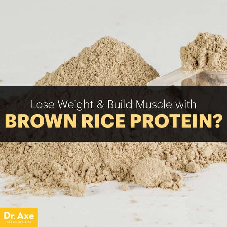 Brown rice protein powder - Dr. Axe