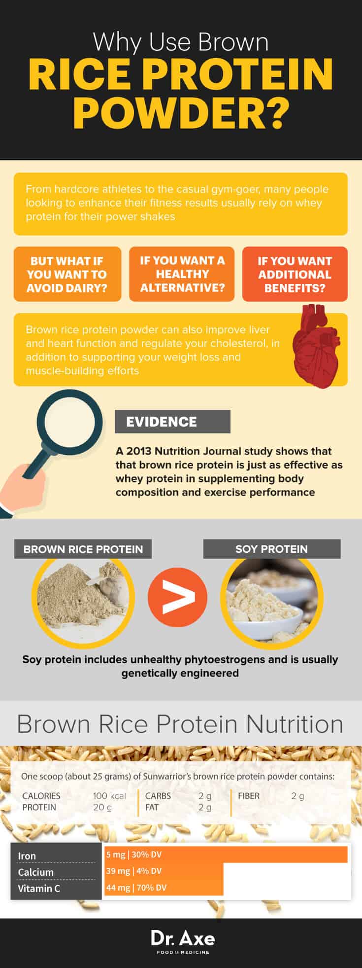 Brown Rice Protein - Dr. Axe