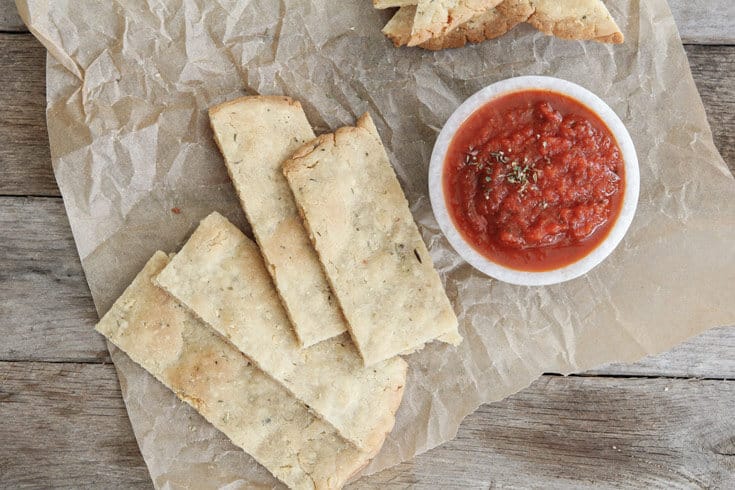 Garlic breadsticks recipe - Dr. Axe