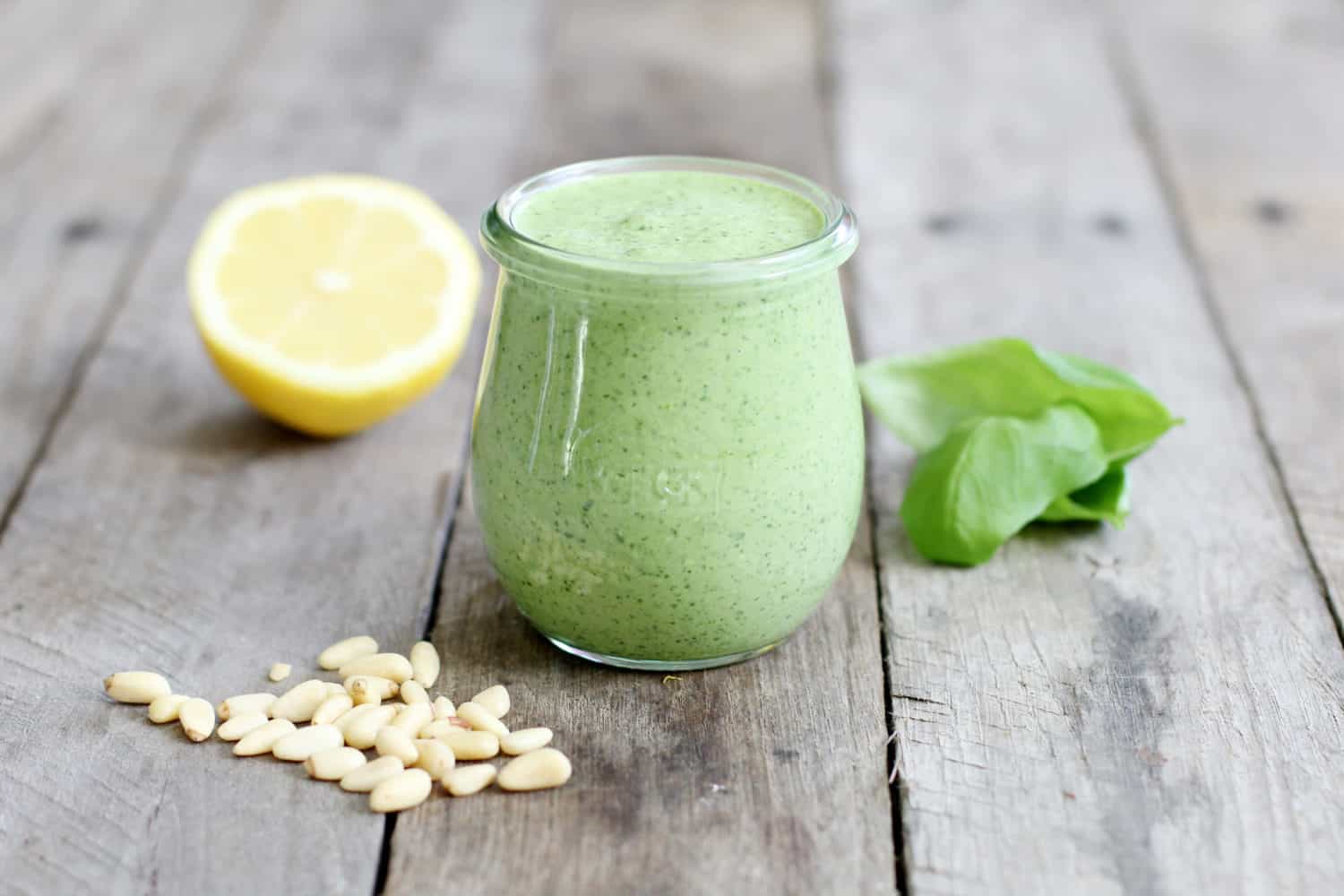 Vegan basil pesto recipe - Dr. Axe