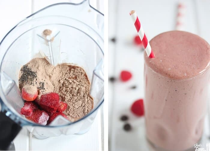 Very Berry Chocolate Protein Smoothie