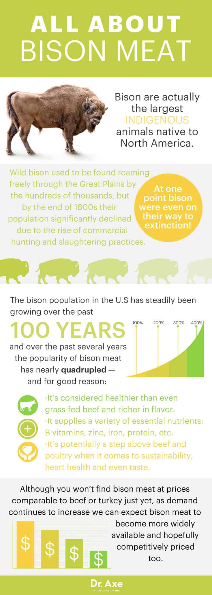 6 Reasons to Try Bison Meat Now (It's Lean!) Dr. Axe