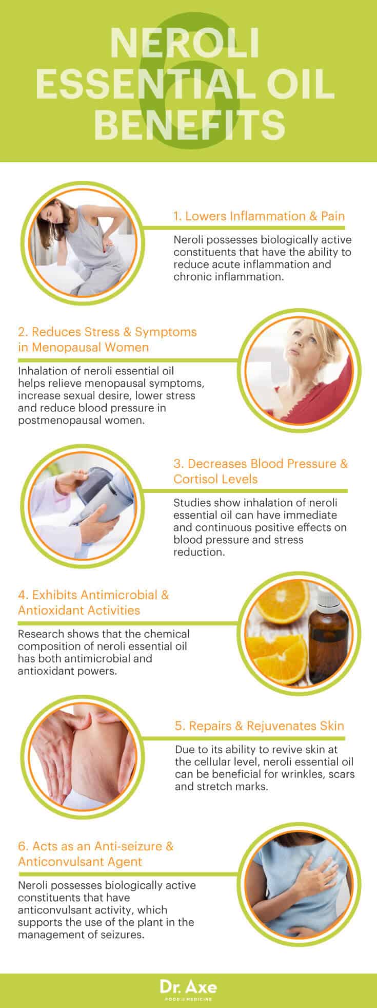 Neroli essential oil benefits - Dr. Axe