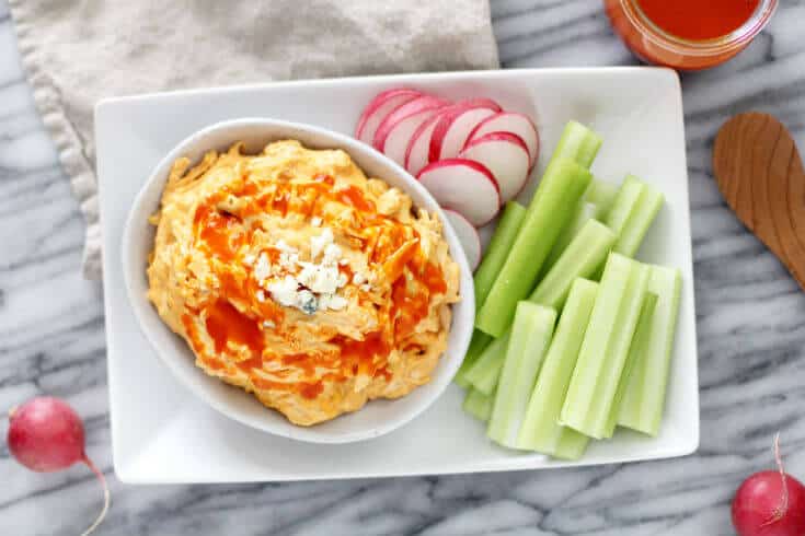 Buffalo chicken dip - Dr. Axe