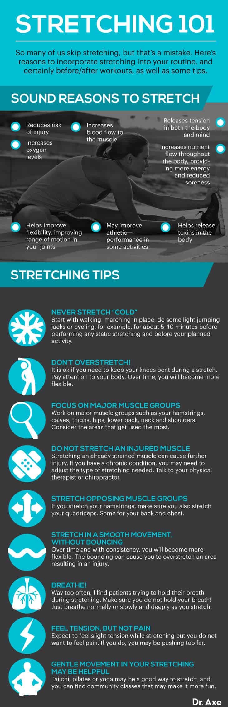 Stretching tips - Dr. Axe