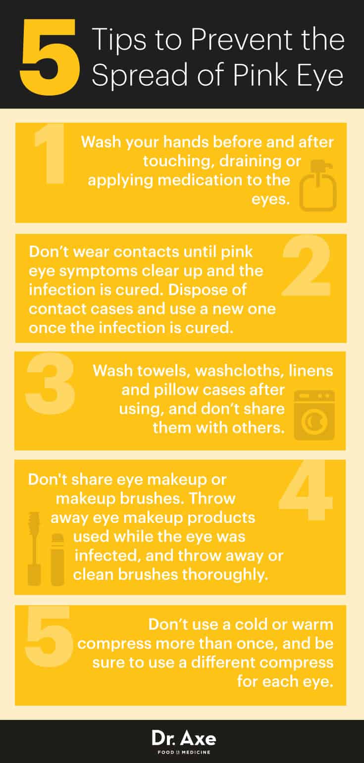 Five tips to prevent the spread of pink eye - Dr. Axe