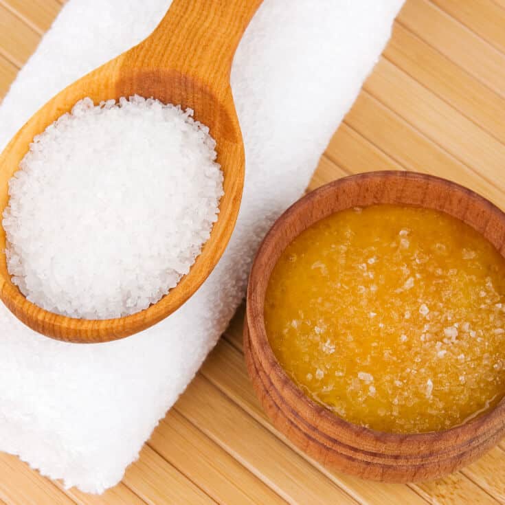 Homemade Body Scrub With Sugar Sea Salt Dr Axe