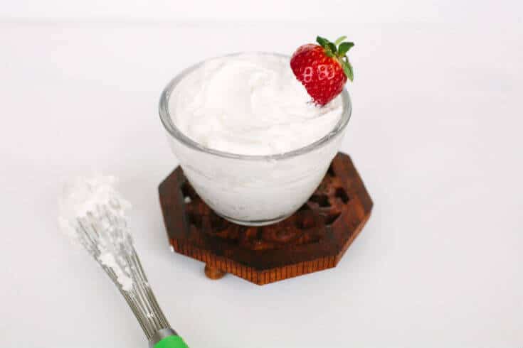 Coconut whipped cream step 2 - Dr. Axe