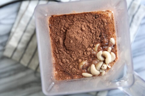 Vegan coconut cocoa cheesecake step 2 - Dr. Axe