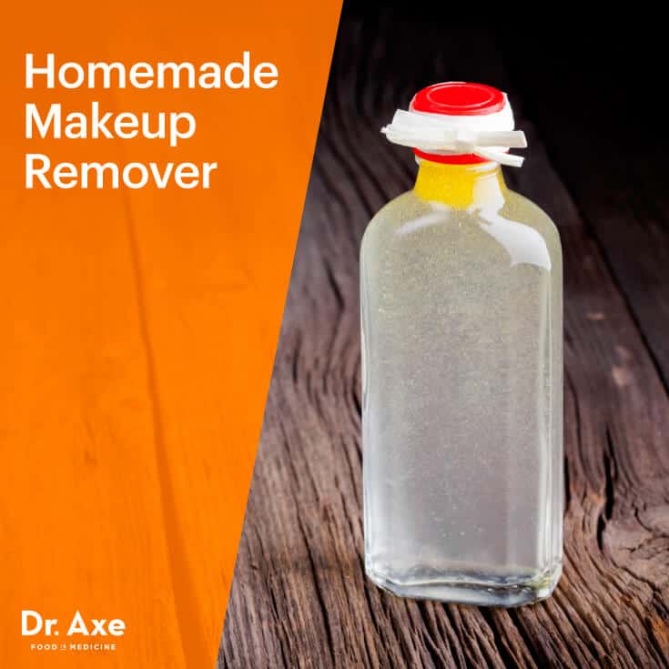 Homemade makeup remover - Dr. Axe