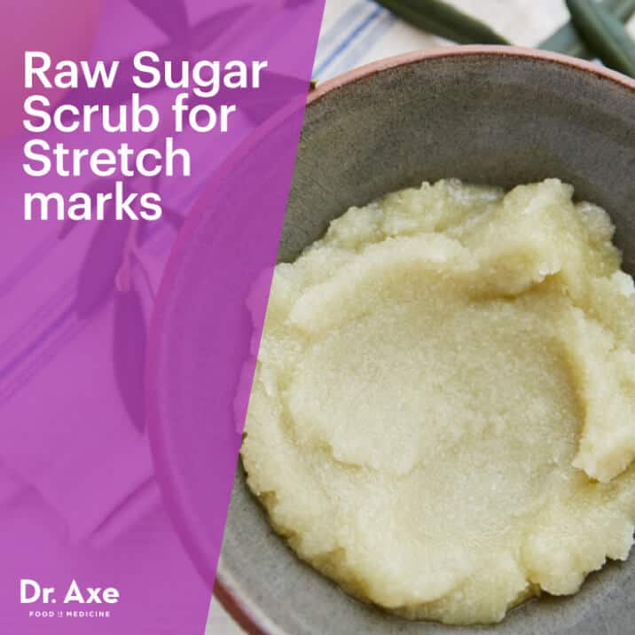 Stretch Mark Scrub with Raw Sugar & Shea Butter Dr. Axe