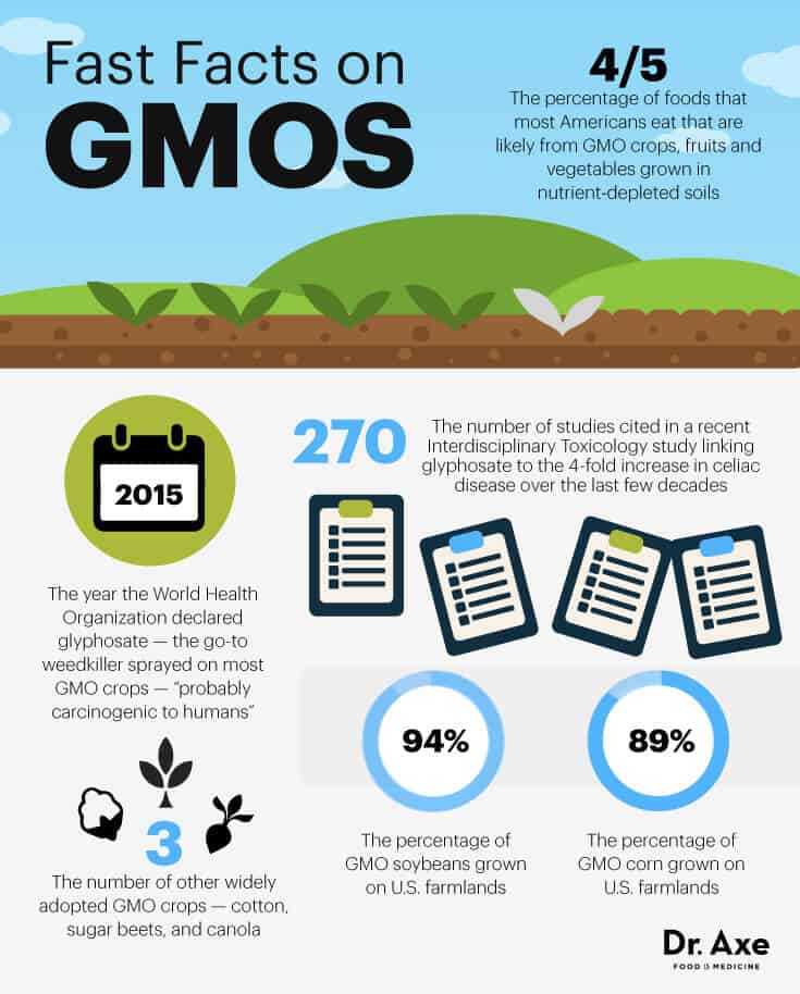 Fast facts on GMOs - Dr. Axe