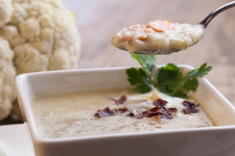 Cauliflower soup recipe - Dr. Axe