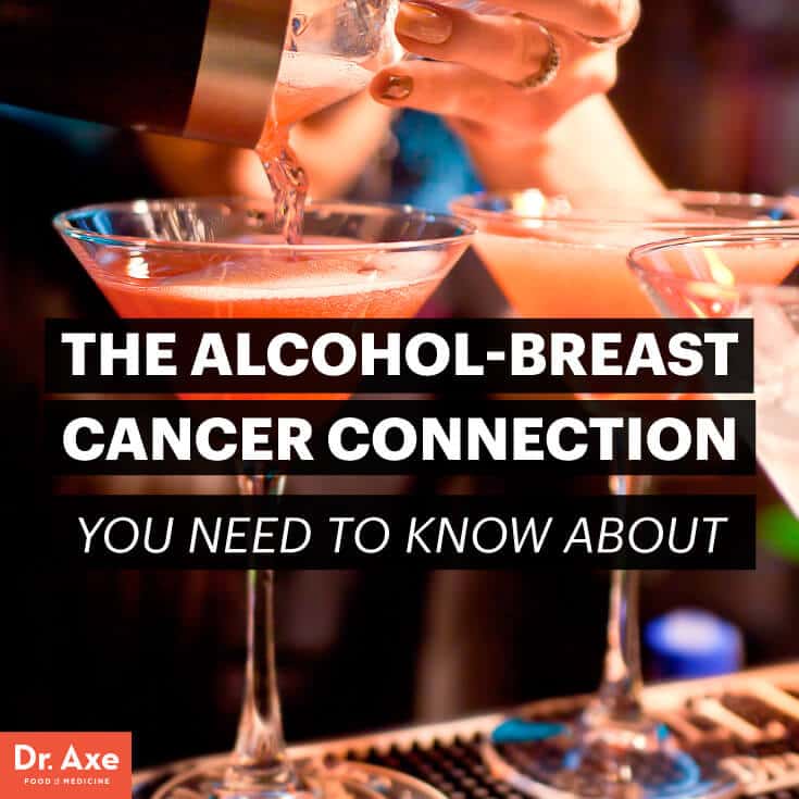 alcohol and breast cancer risk - dr. axe