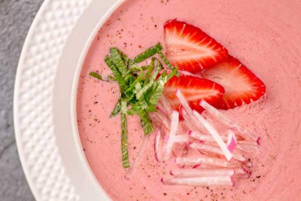Chilled Strawberry Soup