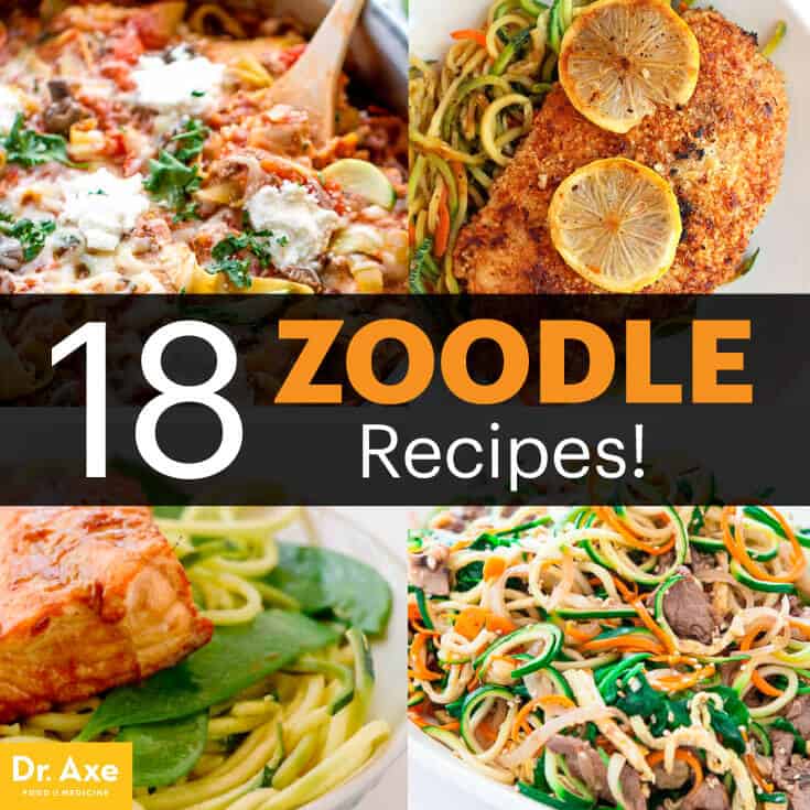 Zoodle recipes - Dr. Axe