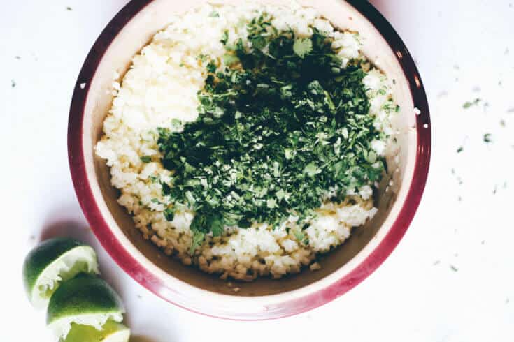 Cauliflower rice with cilantro and lime recipe - Dr. Axe