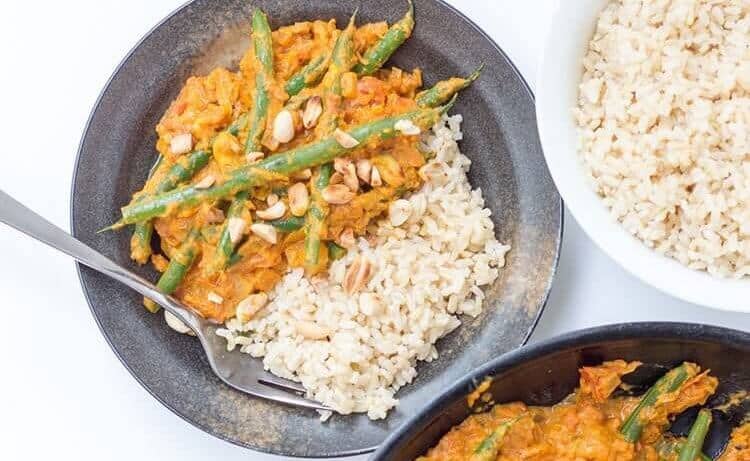 Peanut and Green Bean Curry