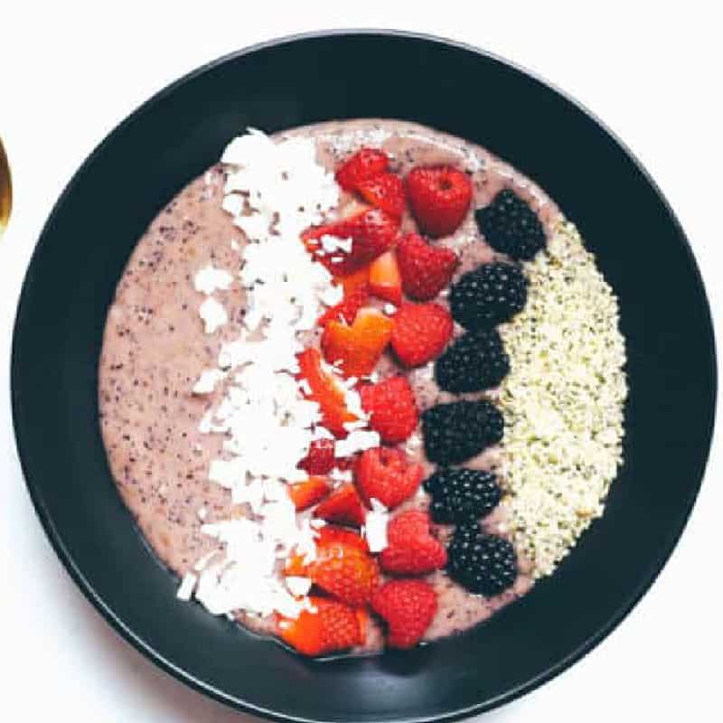 Berry Chia Seed Smoothie Bowl - Dr. Axe