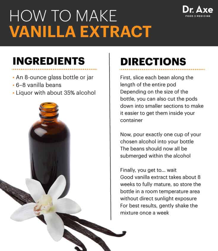 Pure Vanilla Extract Benefits, Recipes & How to Make Your Own Dr. Axe