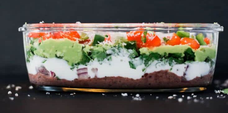 7-layer bean dip