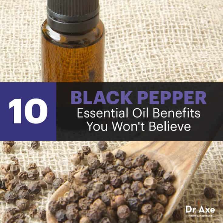 Black pepper essential oil - Dr. Axe