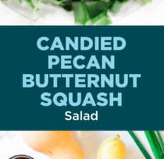 Candied pecan butternut squash salad - Dr. Axe