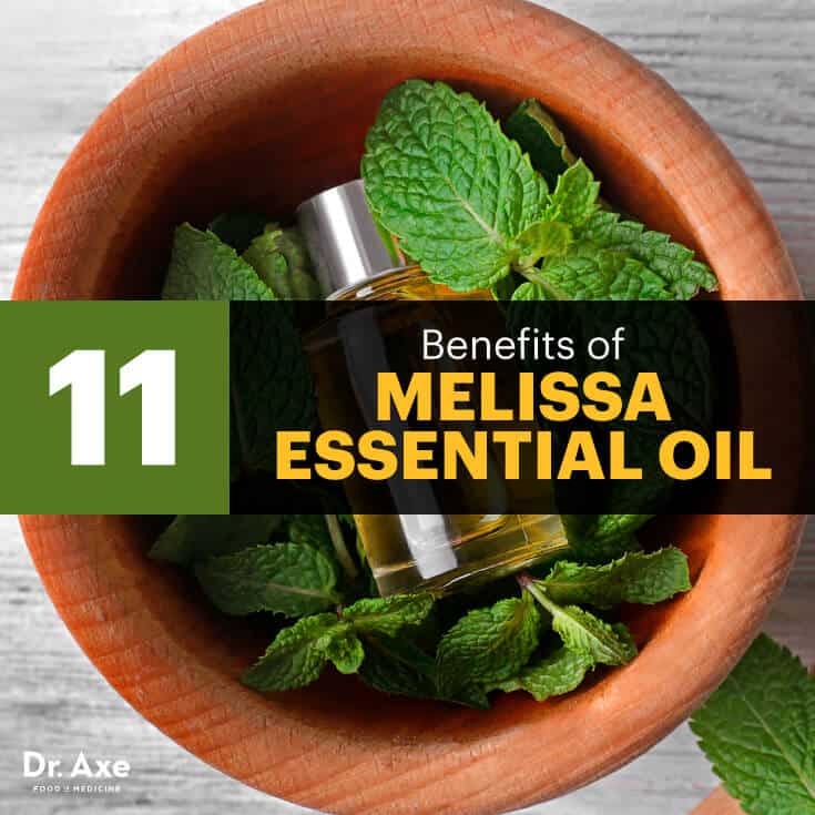 Melissa essential oil - Dr. Axe