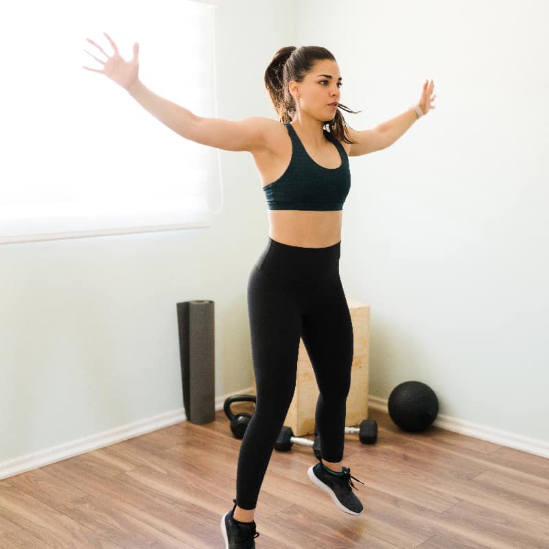 Jumping jacks are a full body exercise and they can be done with no  equipment. It is a fun aerobic exercise that elevates your mood…