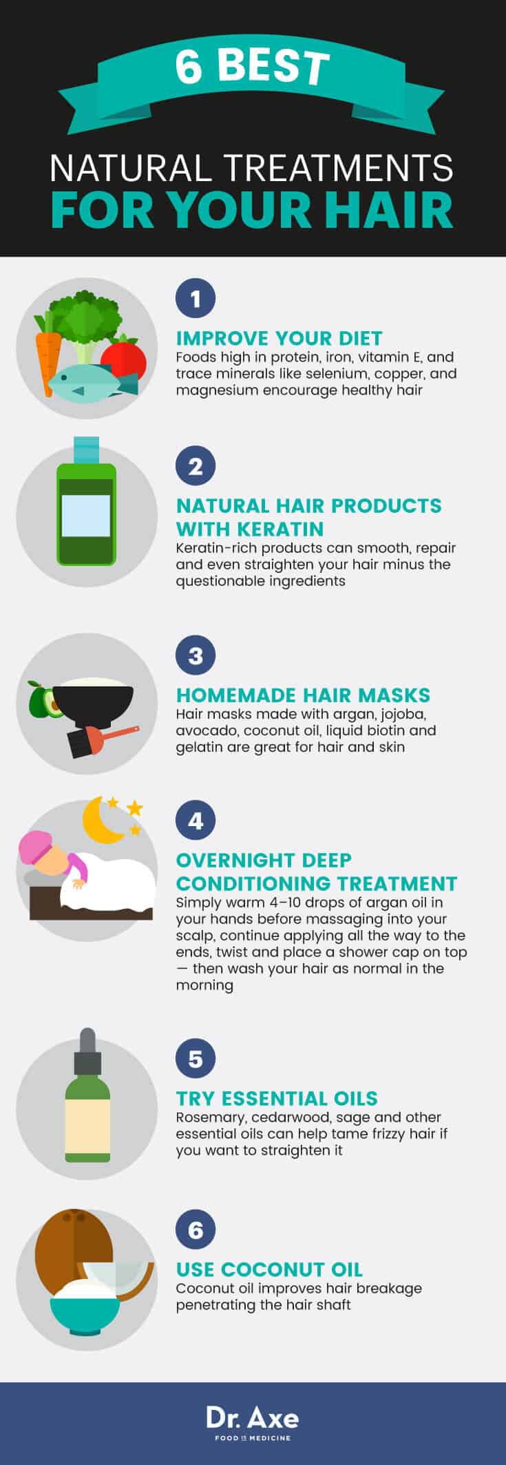 Natural treatments for hair - Dr. Axe
