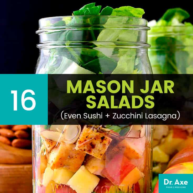 Mason jar salads - Dr. Axe
