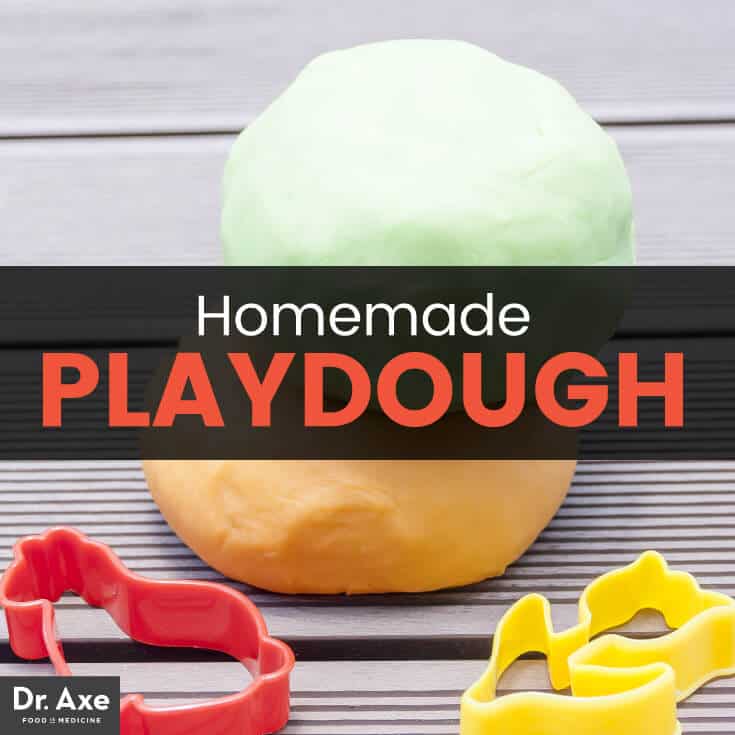 Homemade playdough - Dr. Axe
