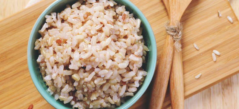 Brown rice for gut health