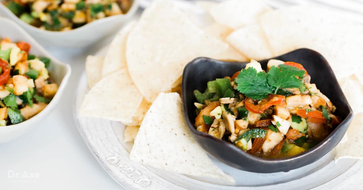 Vegetarian Ceviche Recipe with Nutrition-Rich Mushroom - Dr. Axe