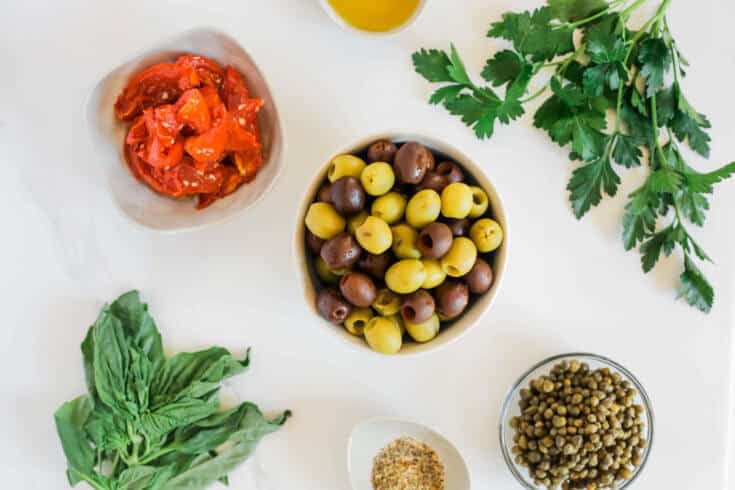 Olive tapenade recipe ingredients - Dr. Axe