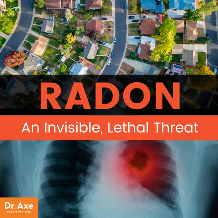 What illness does radon gas cause?