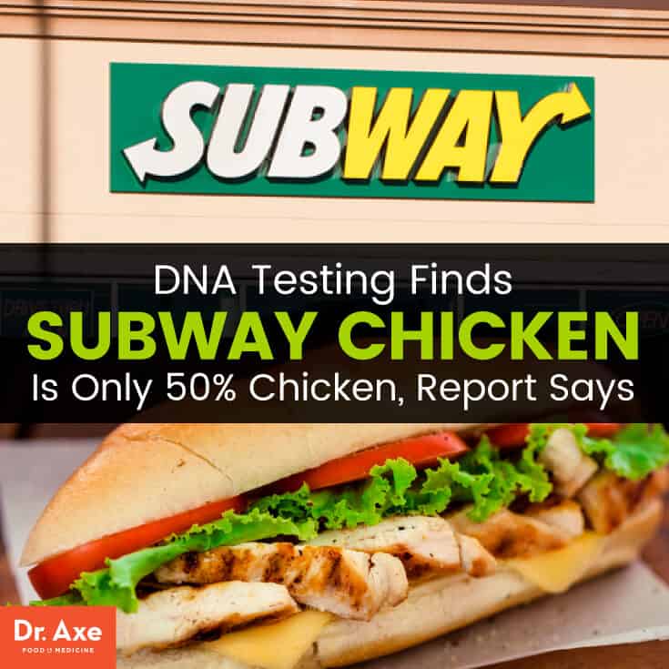 Subway chicken meat - Dr. Axe