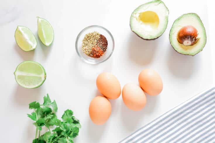 Avocado deviled eggs ingredients - Dr. Axe