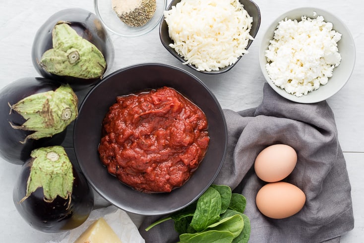 Eggplant rollatini ingredients - Dr. Axe