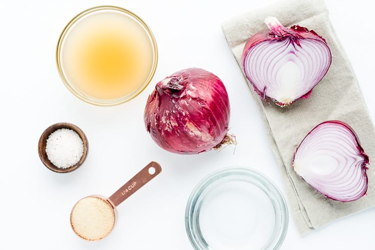Pickled red onions ingredients - Dr. Axe